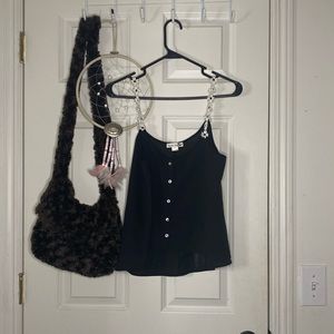 3/10$ Medium tank with flower straps Double Zero